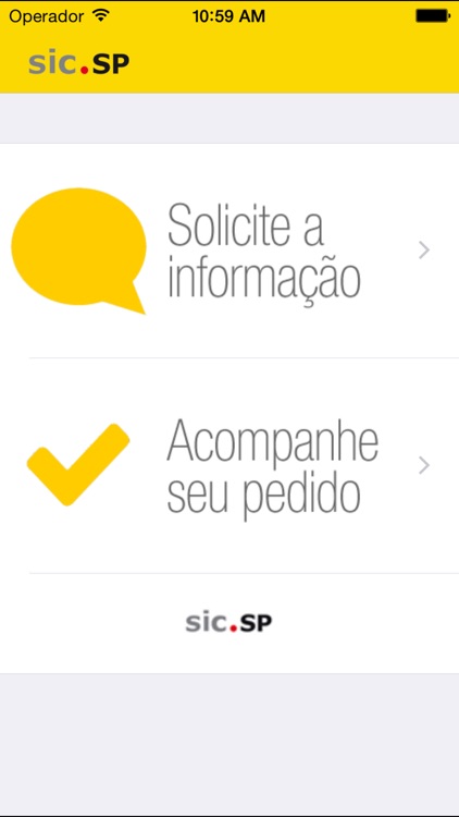 SIC.SP Sistema Integrado de Informações ao Cidadão