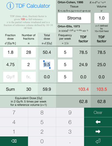 Screenshot #5 pour TDF Calculator