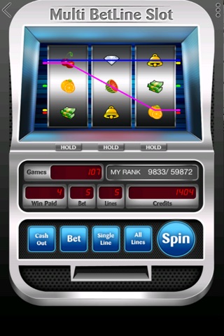 Multi Betline Slot Machine screenshot 3