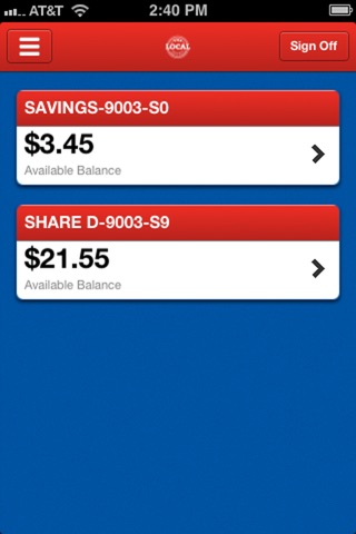 The Local FCU Mobile screenshot 2