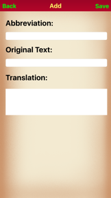 Medical Abbreviations Quick Search screenshot