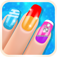 A Best Friends Sleepover Nail Salon Maker - Free Games