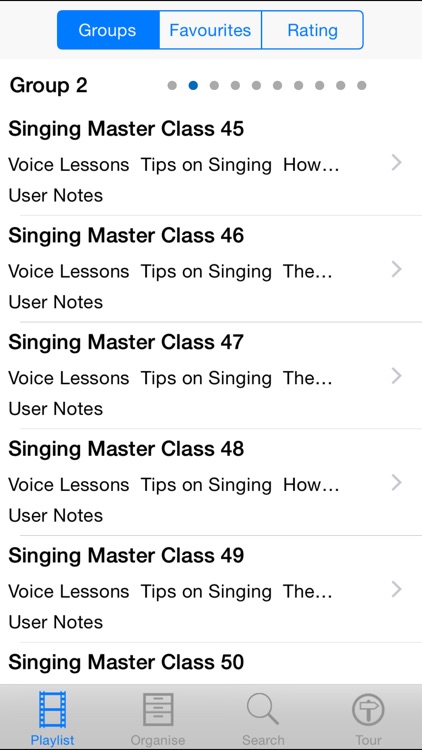 Singing Master Class
