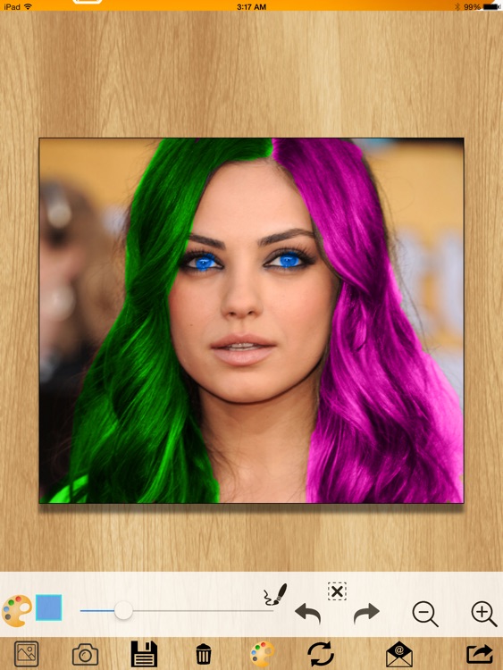 Makeup Face - Color Hair