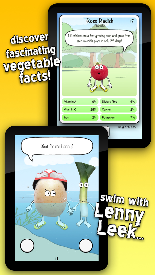 Peter Potato Lite - free vegetable mini games for kids