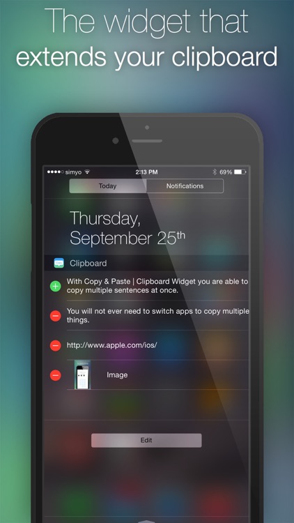 Copy & Paste | Clipboard Widget