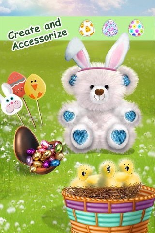 Build A Teddy Bear - Send Easter Eggs Baskets - Best Bunny Gift For Your Family and Friends - Fun Educational Photo Care Game screenshot 3