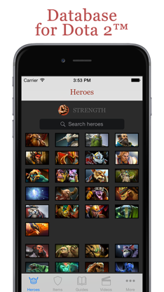 Database for Dota 2™ screenshot 1