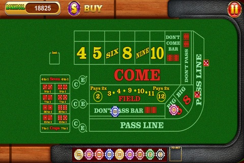 `7-11 - Las Vegas Casino Craps Dice Free screenshot 2