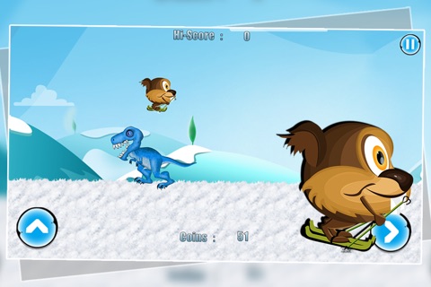 Rovio First Nut Adventure : The Squirrel Snow Glide Race - Premium screenshot 3