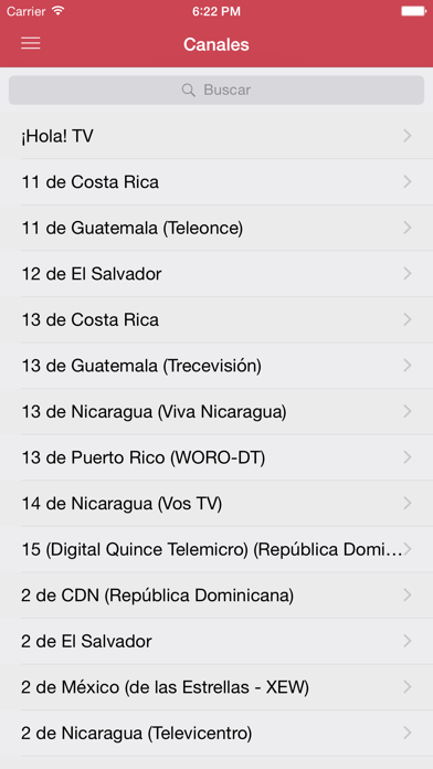 Screenshot #1 pour Televisión Hondureña