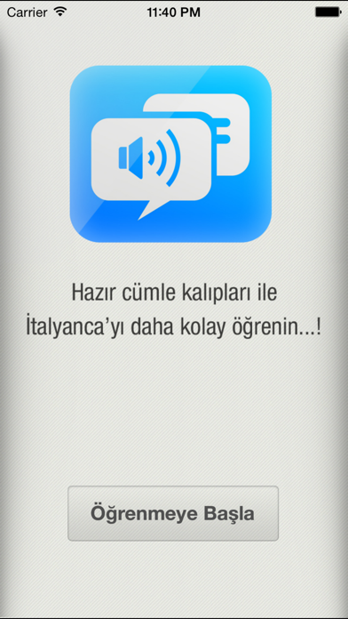 Screenshot #1 pour Kolay İtalyanca Öğren