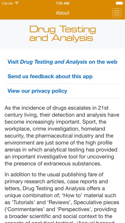 Drug Testing and Analysis screenshot-4