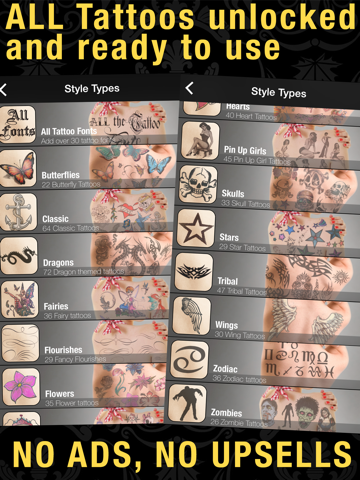 Screenshot #5 pour Tattoo You Premium - Use your camera to get a tattoo