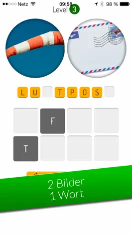 Game screenshot 2 Bilder Wortspiel (schwer) - Die lustige Rätsel & Puzzle Quiz Spiel App von SpielAffe mod apk