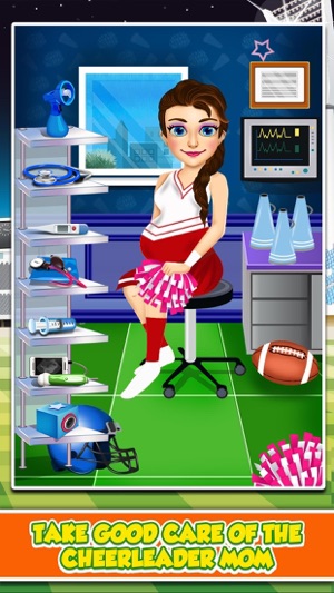 Cheerleader Mommy's Baby Doctor Salon - Makeup Spa Prom Game(圖1)-速報App