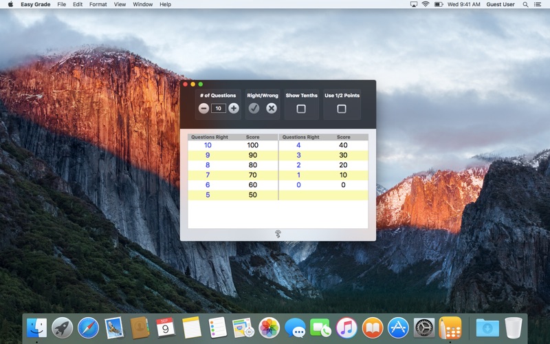 Screenshot #1 pour Easy Grade