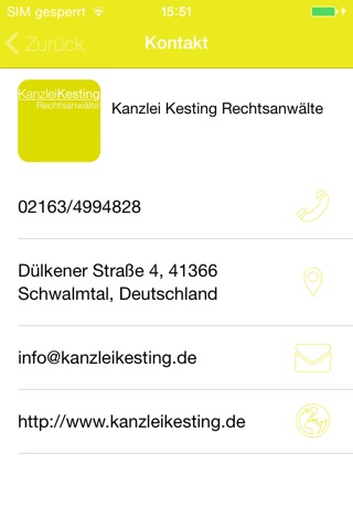 Kanzlei Kesting screenshot 3