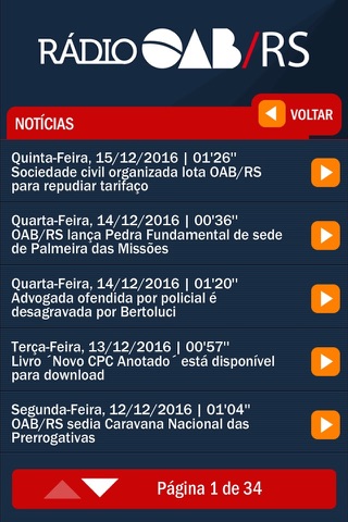 Rádio OAB RS screenshot 3