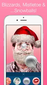 santify - make yourself into santa, rudolph, scrooge, st nick, mrs. claus or a christmas elf iphone screenshot 3