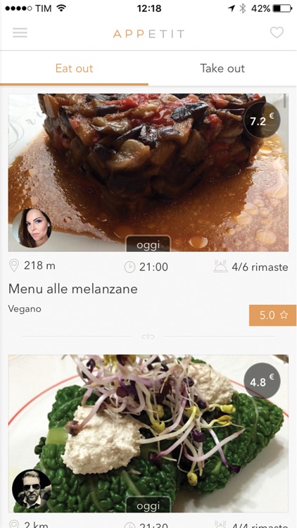 Appetit - Pasti Veg* vicino a te