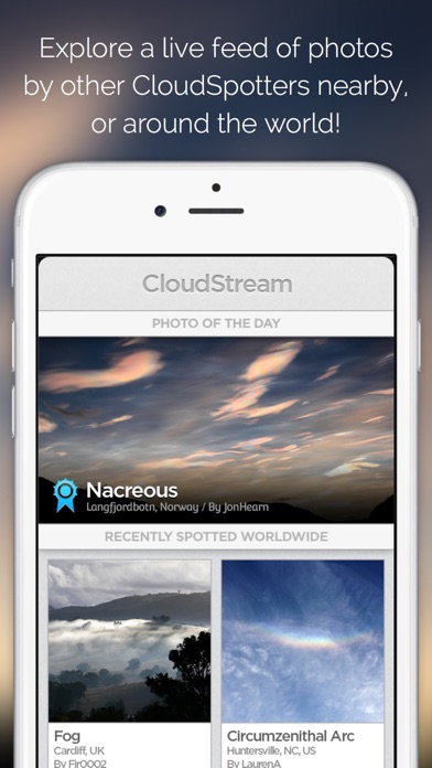 CloudSpotter – See the Sky with New Eyes and Discover the Fantastic World of Clouds Screenshot