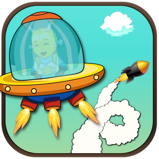 Alien Space Ship Bomber Pro - Play best airplane shooting game icon