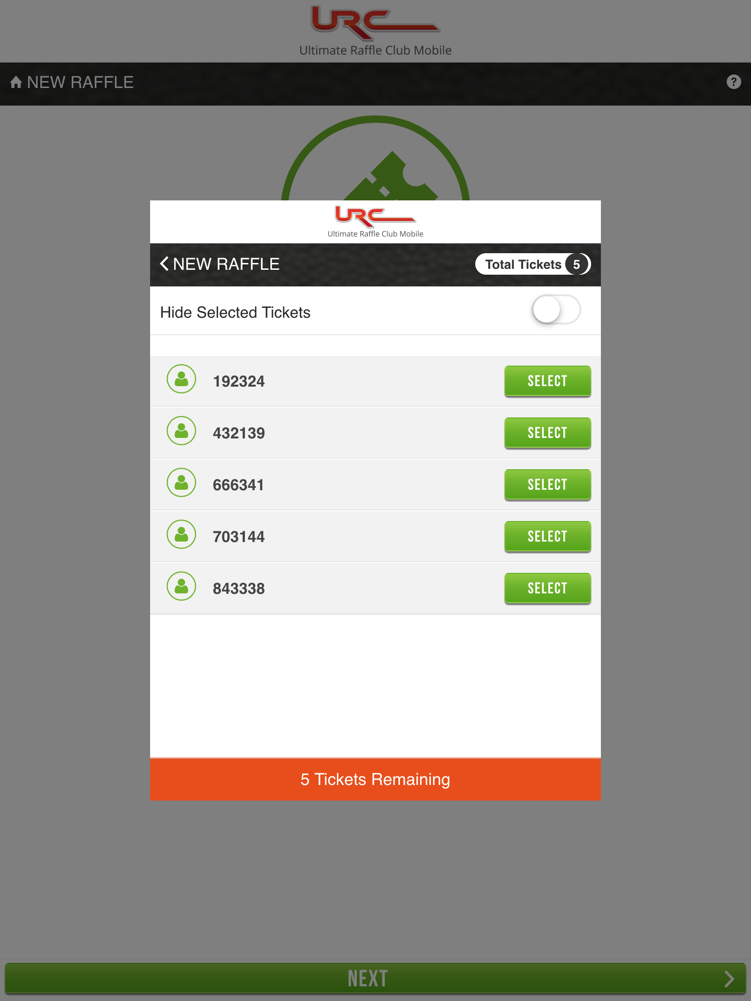 URC Raffle Mobile screenshot 7