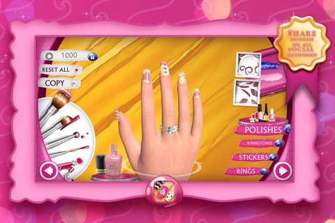 Nail Manicure Games For Girls: Beauty Makeover Ideas and Fashion Nail Designs screenshot 2