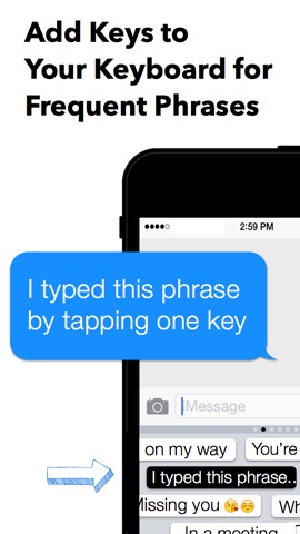 My Phrases Keyboard - for iOS 8のおすすめ画像1