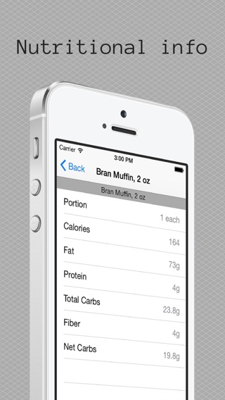 iCarb Carbohydrate and Calorie Countersのおすすめ画像1