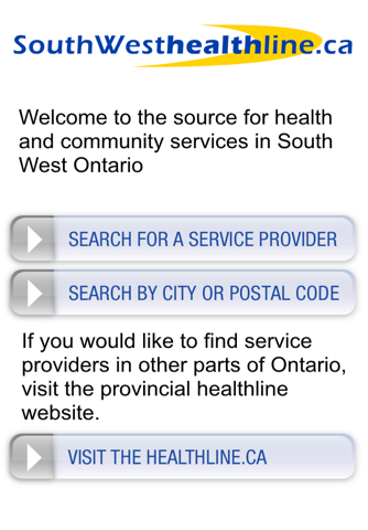 SouthWesthealthline.ca screenshot 2