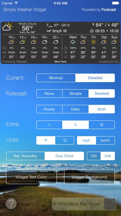 Simple Weather Widget - Compact, detailed, configurable, elegant, hyper-local.