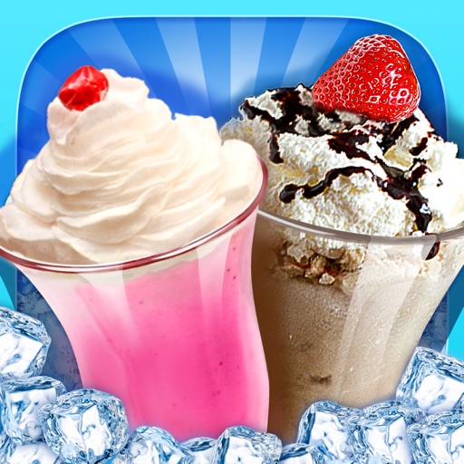Sugar Cafe: Frozen Milkshake Drinks - Decorate Sweet Icy Food Kids Game Icon