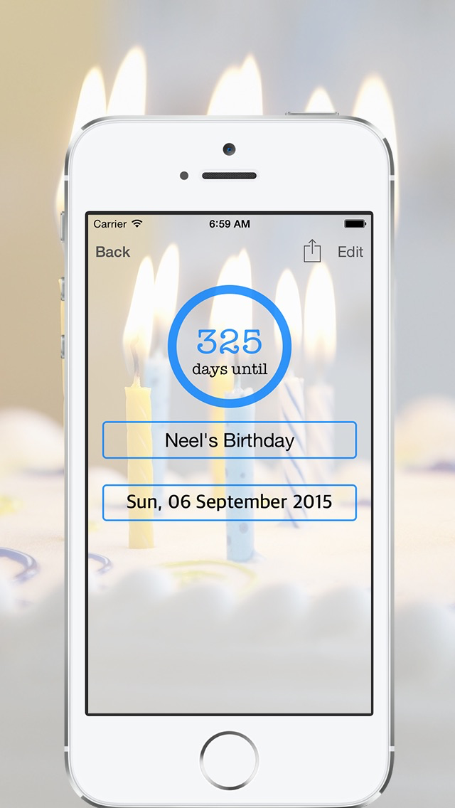 Days Left - Countdown to Event Date