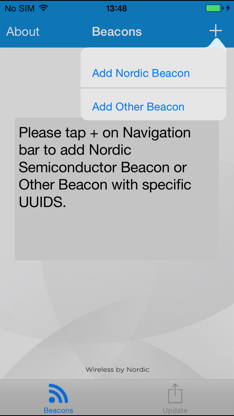 nRF Beacons screenshot 5