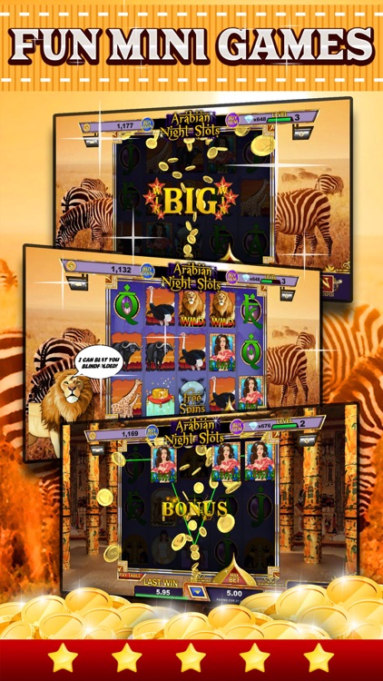 Arabian Nights Slots - Desert Kingdom Casino screenshot-3