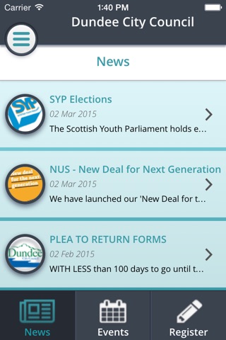 Dundee Voter Registration screenshot 2