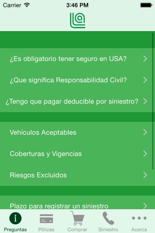 Leon y Asociados Seguros para USA screenshot 4