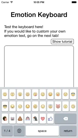 Game screenshot Emotion Keyboard for iOS8 - Free apk