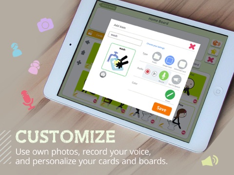 Screenshot #5 pour Tom Taps Speak - AAC for Kids