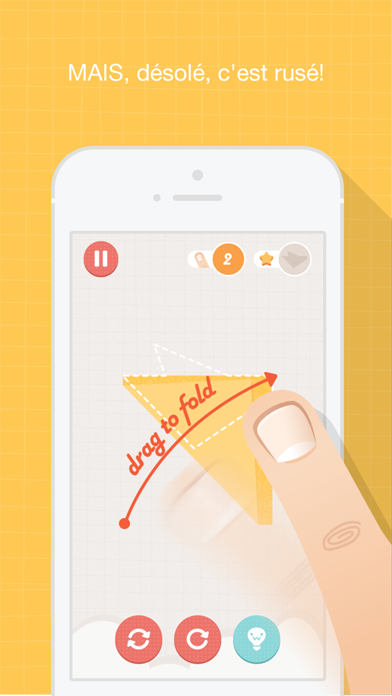 Screenshot #2 pour Let's Fold - Origami jeu de réflexion