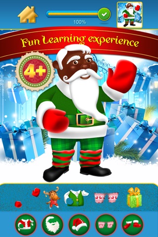 My Festive Secret Santa Christmas Dressing Up Copy Maker Free Game screenshot 2