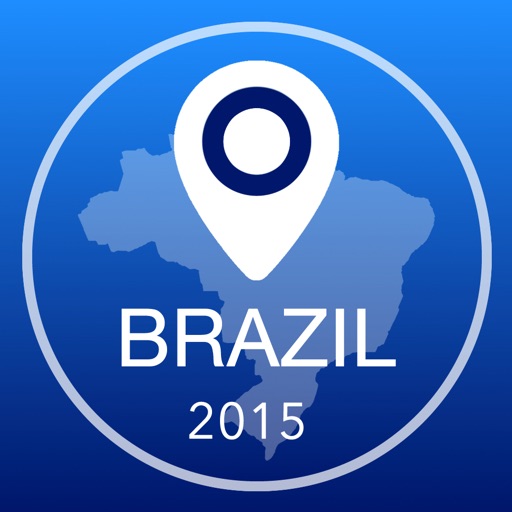 Brazil Offline Map + City Guide Navigator, Attractions and Transports icon