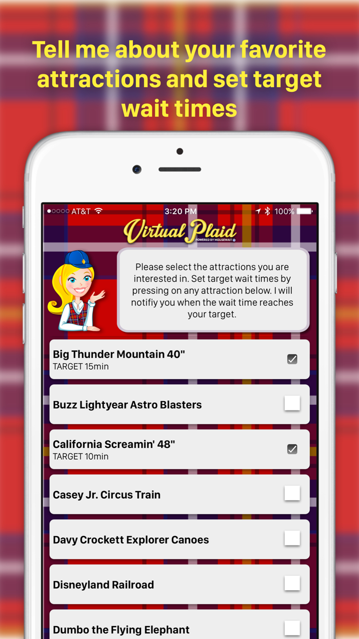 Virtual Plaid Disneyland Edition