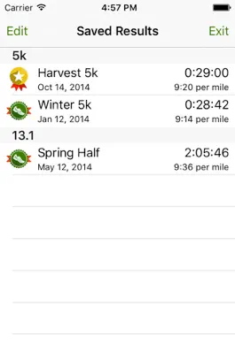 Game screenshot Pace Calculator by RBIDesign apk