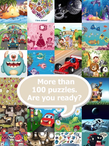 Jiggy Kids - Cartoon Jigsaw Puzzle iPad screenshot