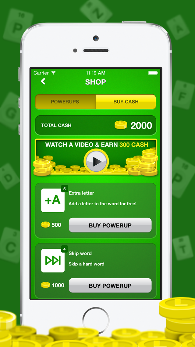 Lettercash - Puzzle with letters and numbers