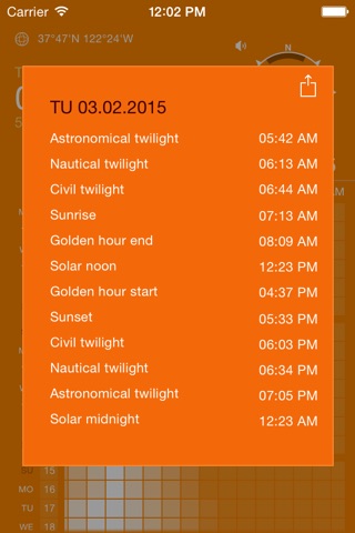 Sun Day Length - how long is the day today screenshot 3