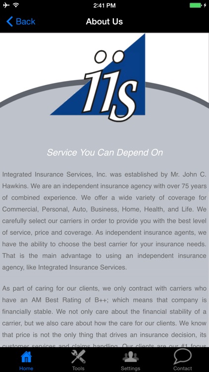 Integrated Insurance Services